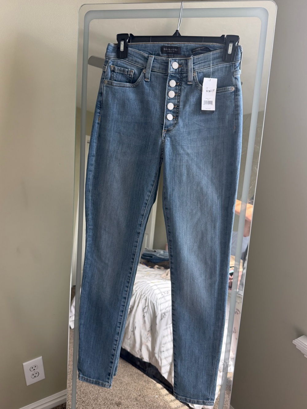 NWT Banana Republic High-rise skinny Jean
